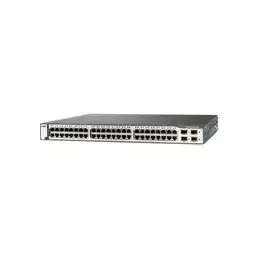 Cisco Catalyst 3750G-48PS-S - Commutateur - C3 - Géré - 48 x 10 - 100 - 1000 (PoE) + 4 x SFP - M... (WS-C3750G-48PSS-RF)_1